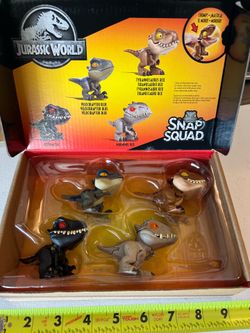 Clip on Dino toys