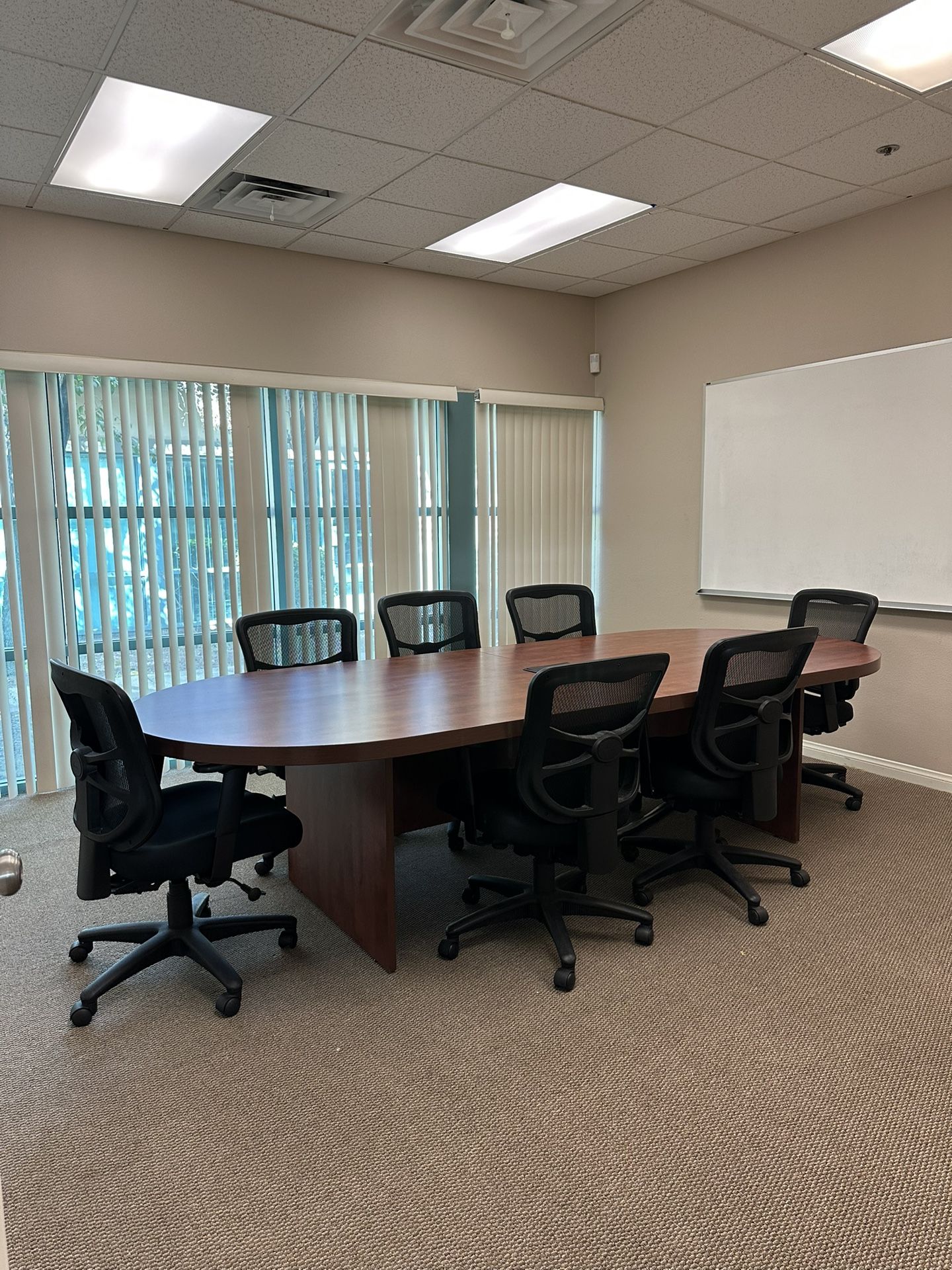 Boardroom Table And Chairs (May Sell Separately)