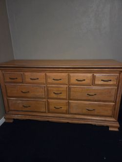 Wood dresser