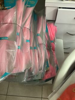 Braiding Hair Each $2 or 3 for $5 Pink, Green Red