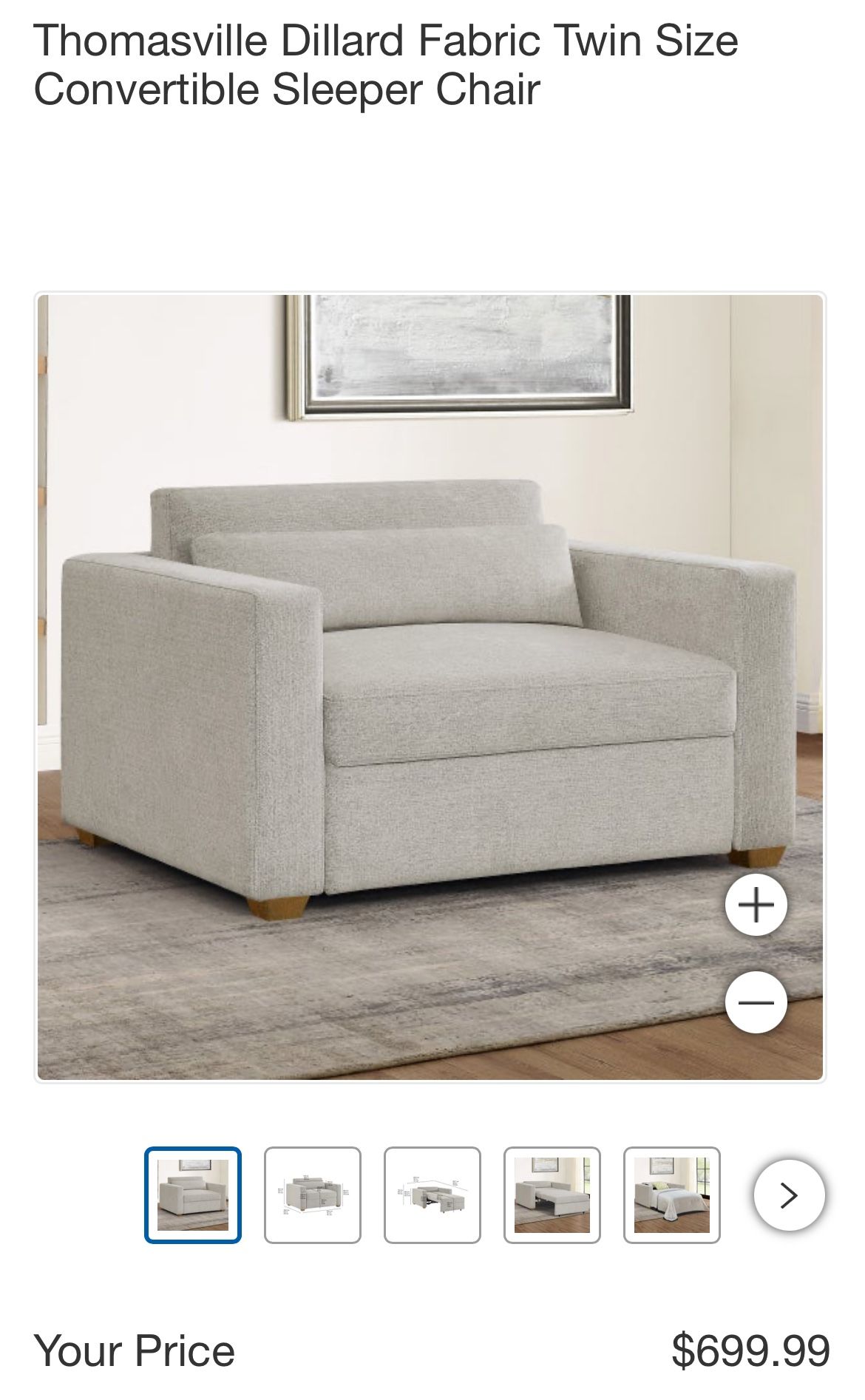 Thomasville Dillard Twin Sleeper Chair