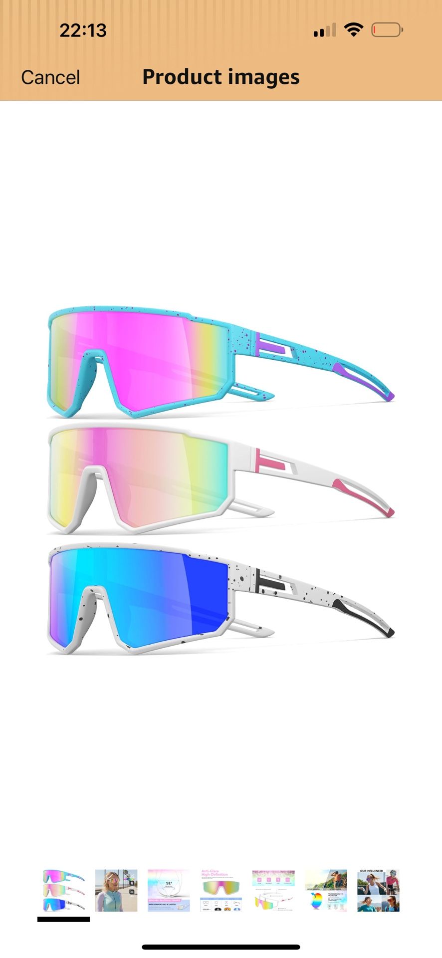 Brand New 3 Pack Polarized Running Sunglasses for Women Mens Sunglasses UV Protection for Cycling Baseball Fishing