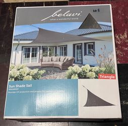 Belavi Triangle Sun Shade Sail