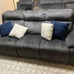 (3pcs) Sofa- LoveSeat- Recliner