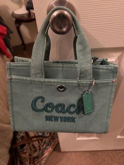 Coach denim crossbody