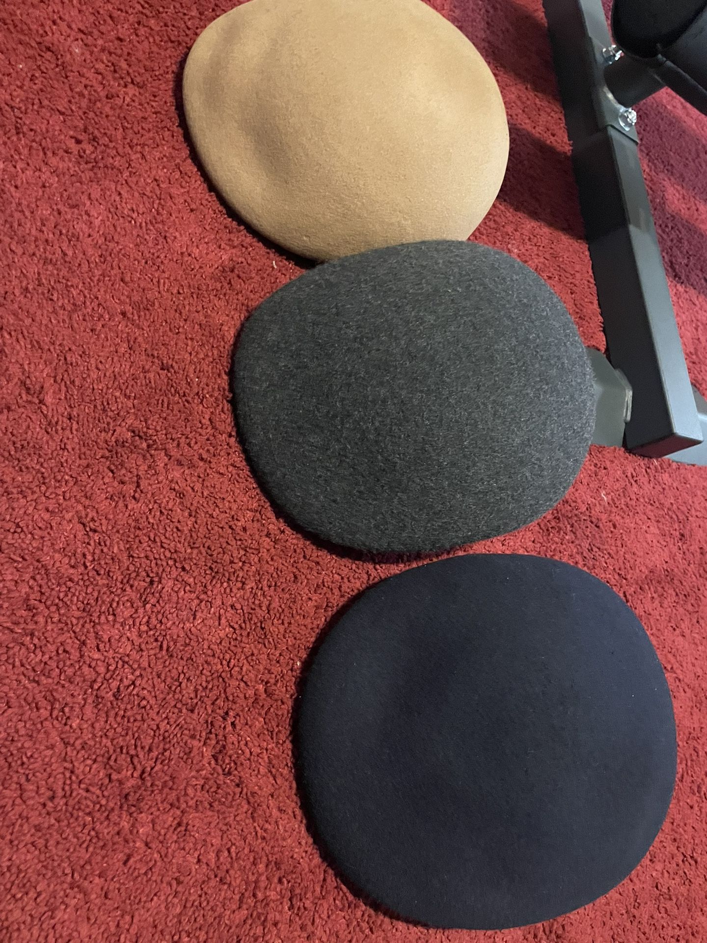 Men’s Wool Apple Hats, Flat Hats Pageboy $40 Each