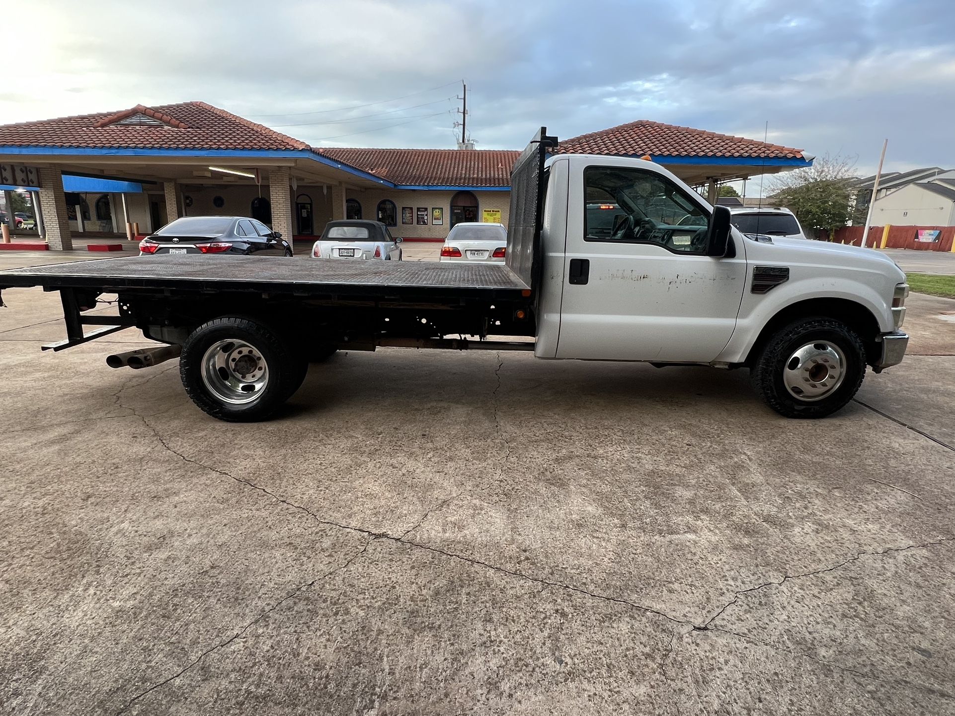 2008 ford f 350 dooley flatbed 6 4 power stroke turbo diesel