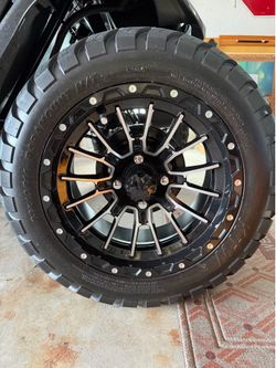 Golf cart tires and rims
