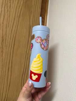 Disney Mickey Mouse Treats Custom Vinyl Tumbler 16oz