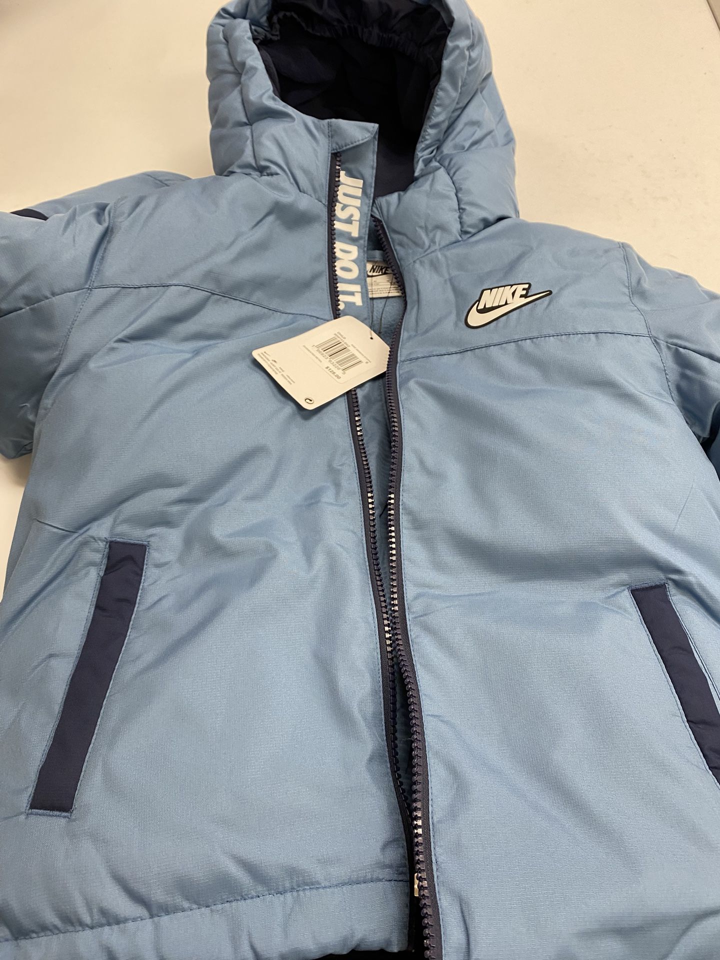M 5-6 years Nike blue jacket