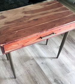 Nice Wood Desk W/ Outlet & USB