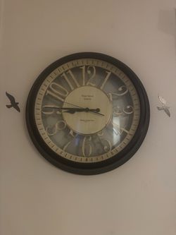 Main Street Station Decorative Wall Clock Decor
