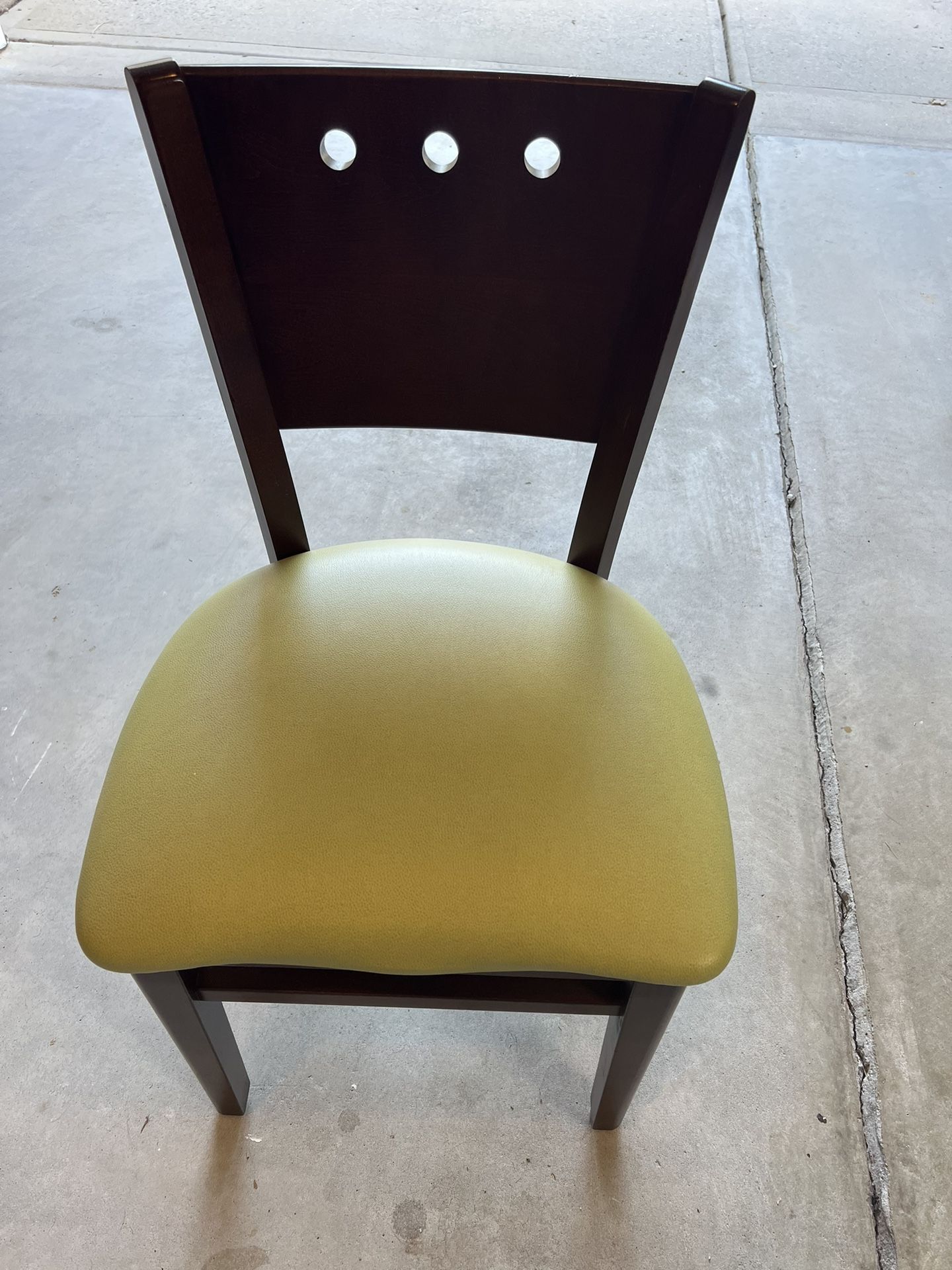 Maple Brown Green Dining Room /Desk Chair