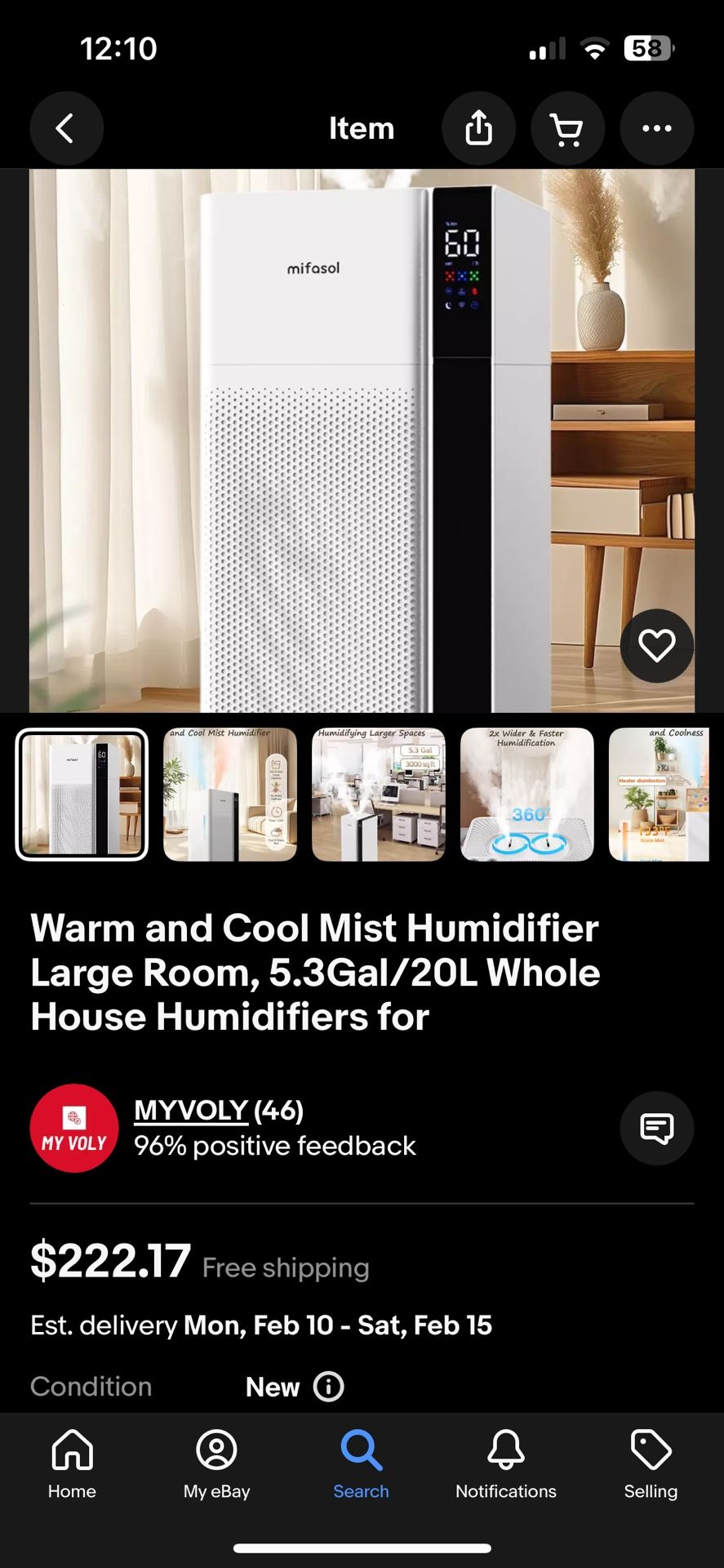 Worm And Cool Mist Humidifier