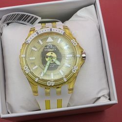 🔥 Invicta Subaqua Men’s Watch 44mm – Transparent Yellow Case – Green Accents 🔥