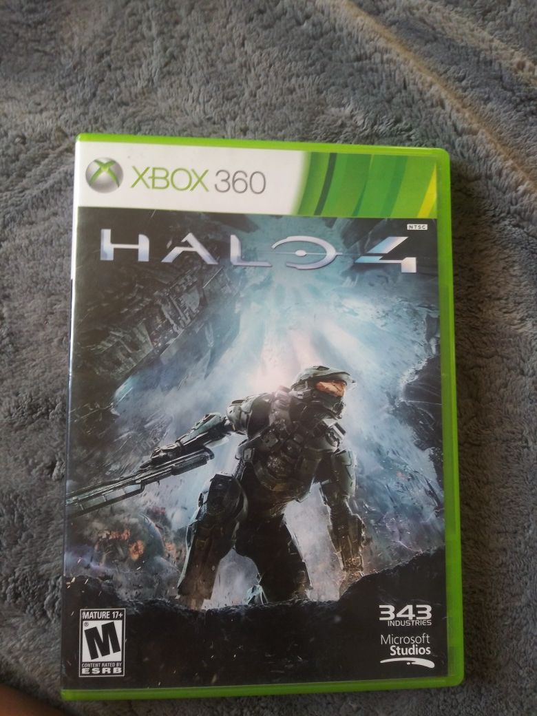 Xbox 360 halo 4