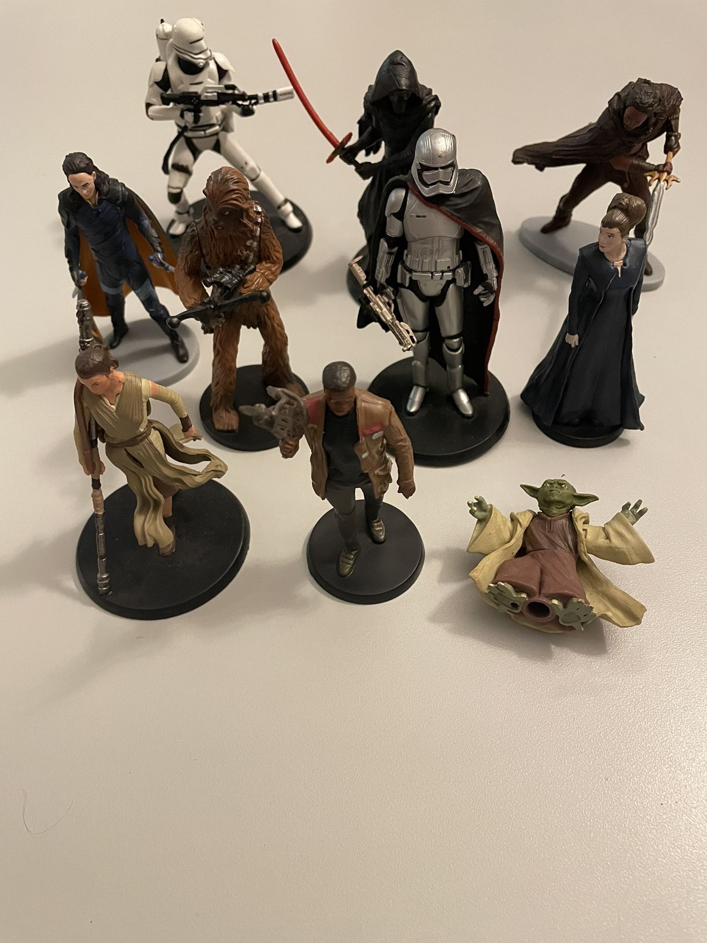 Star Wars Character Figurines (10) + 4 Ships
