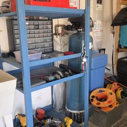 Industrial Metal Shelf Tall Server Shelf Unit 