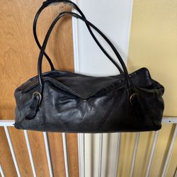 Miu Miu Vintage Napa Leather Tote