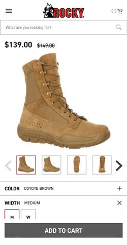 Rocky military boots