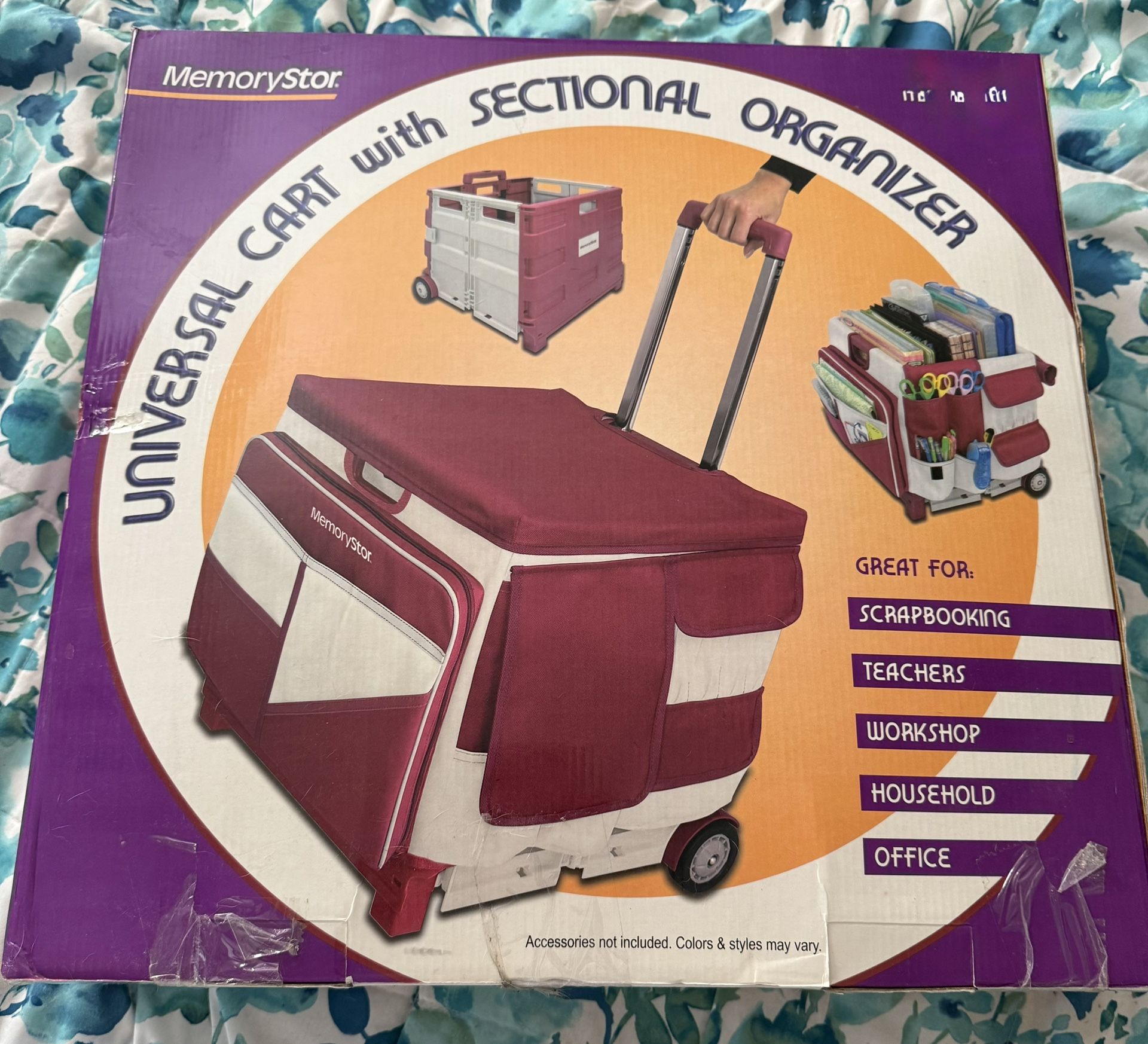 Universal Cart With Sectional Organizer