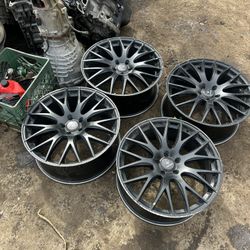 Verde Black Aluminum Rims 20s