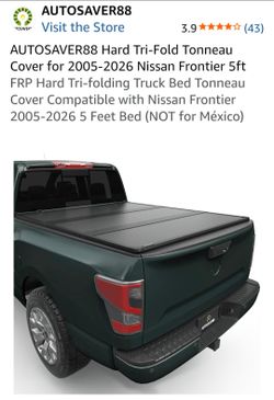 Hard Tri-Fold Tonneau Nissan Frontier 5ft