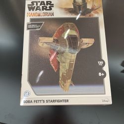 Star Wars Mandalorian Boba Fett Starfighter Paper Model