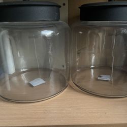 Thick Glass Jars 