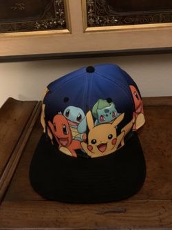 Pokemon Baseball Hat-Youth 14 +- No Tag But New- Great  Gift