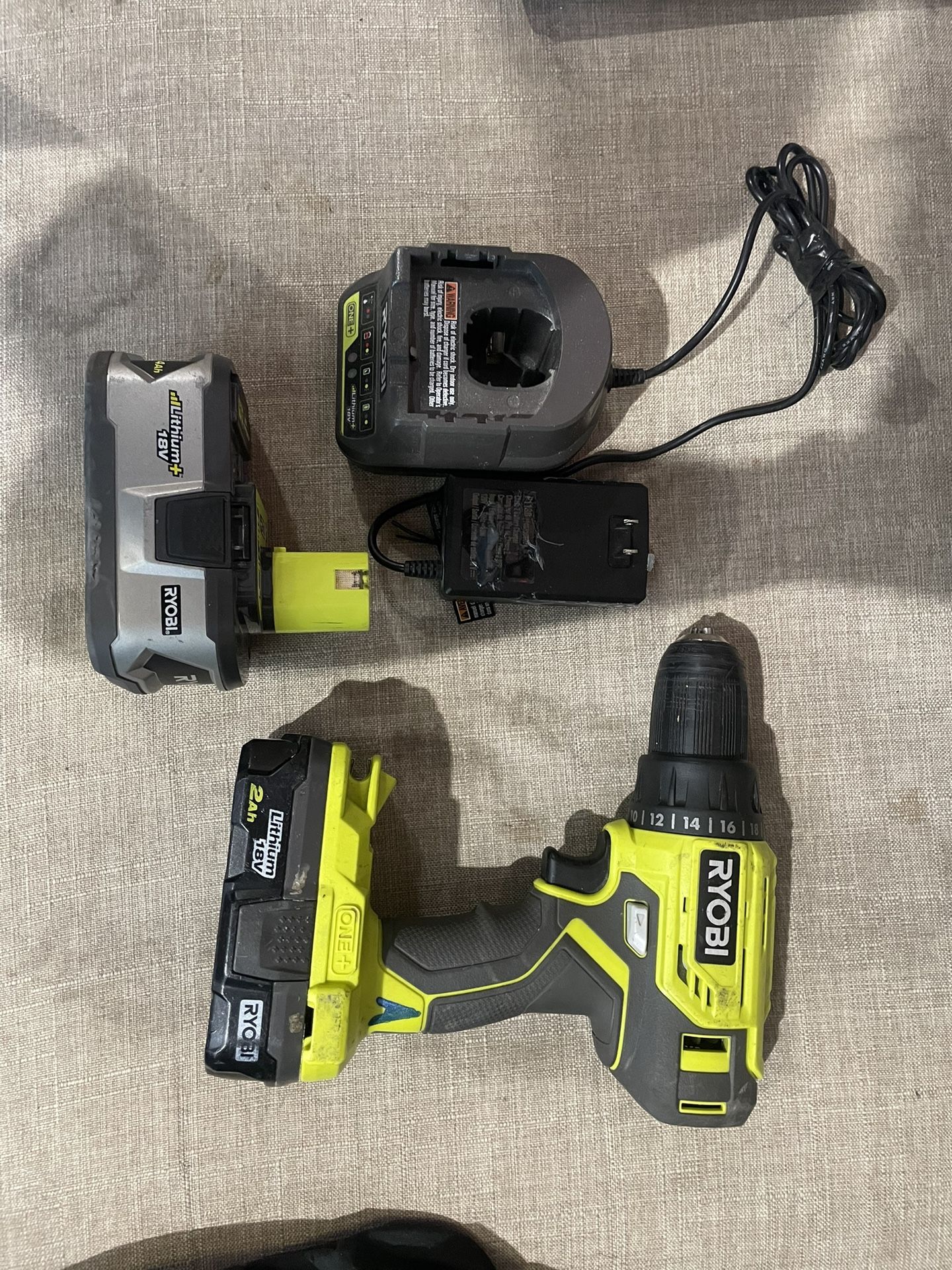 RYOBI Drill With Extra Battery