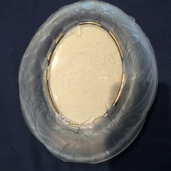 Vintage Crystal Clear Signatures Picture Frame fits 5”x7” Photo