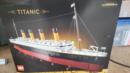 Lego Titanic pre built with box, will trade for 3d printer. Box 3 still NIB new in box
