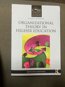 Organization Theory In Higher Education