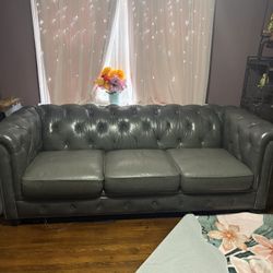 Leather Couch And Chair