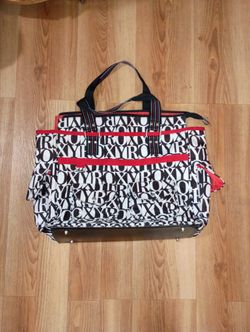 Large Roxy Fabric Zippered Bag