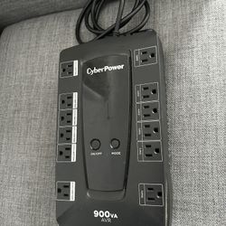 CyberPower 900VA UPS Battery Backup – LCD, 12 Outlets