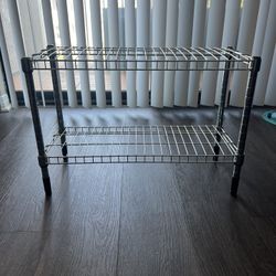2 Tier Metal Shoe Rack