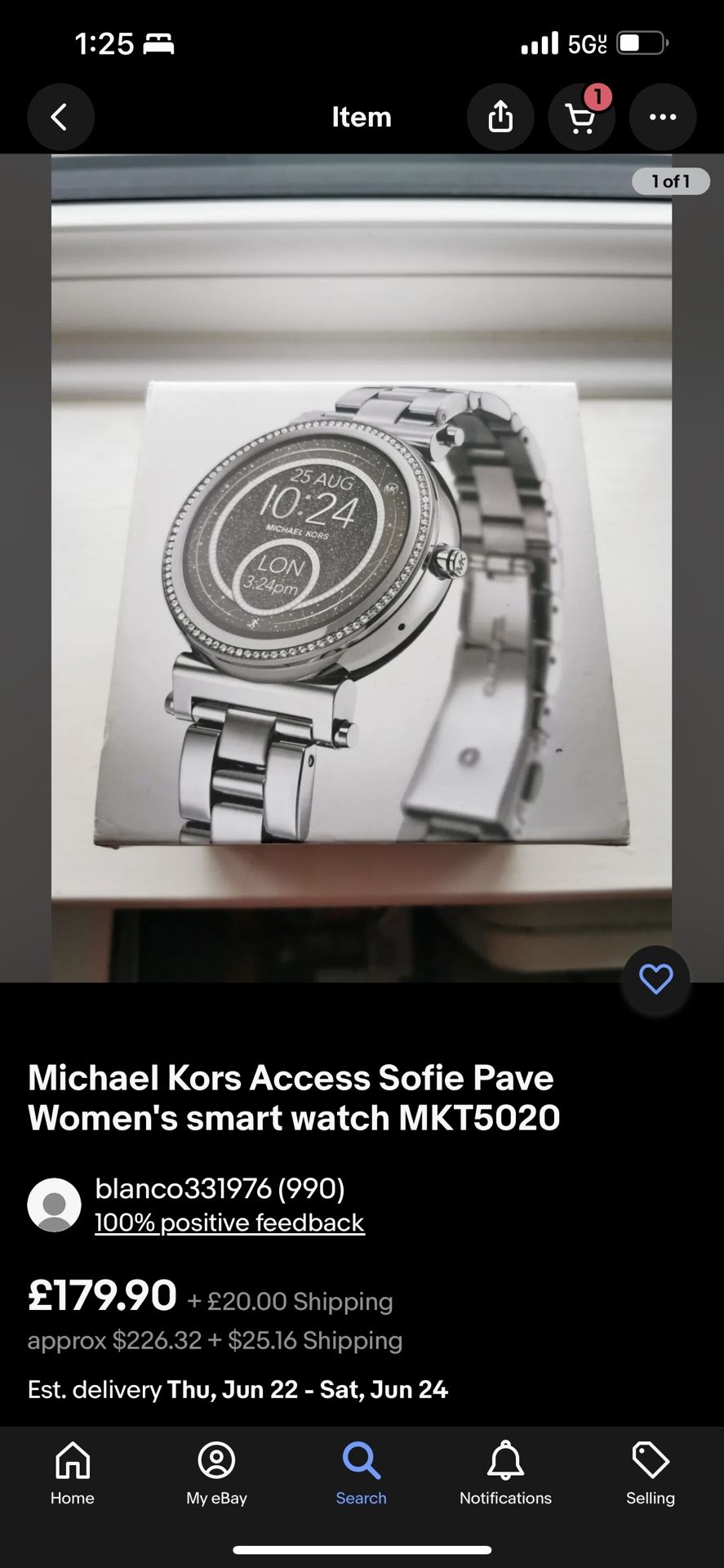 Michael Kors Access MKT5020