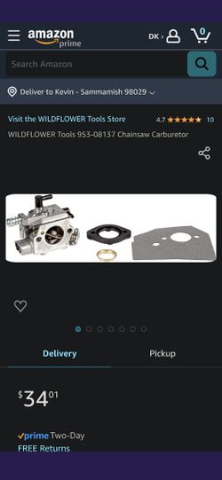 WILDFLOWER Chainsaw Carburetor 