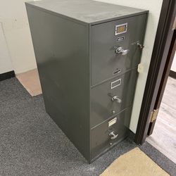 Hercules 3 Drawer Fireproof Filing Cabinet 