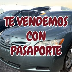 CARROS EN PAGOS.  TE AYUDAMOS CON PASAPORTE  469 254 4978