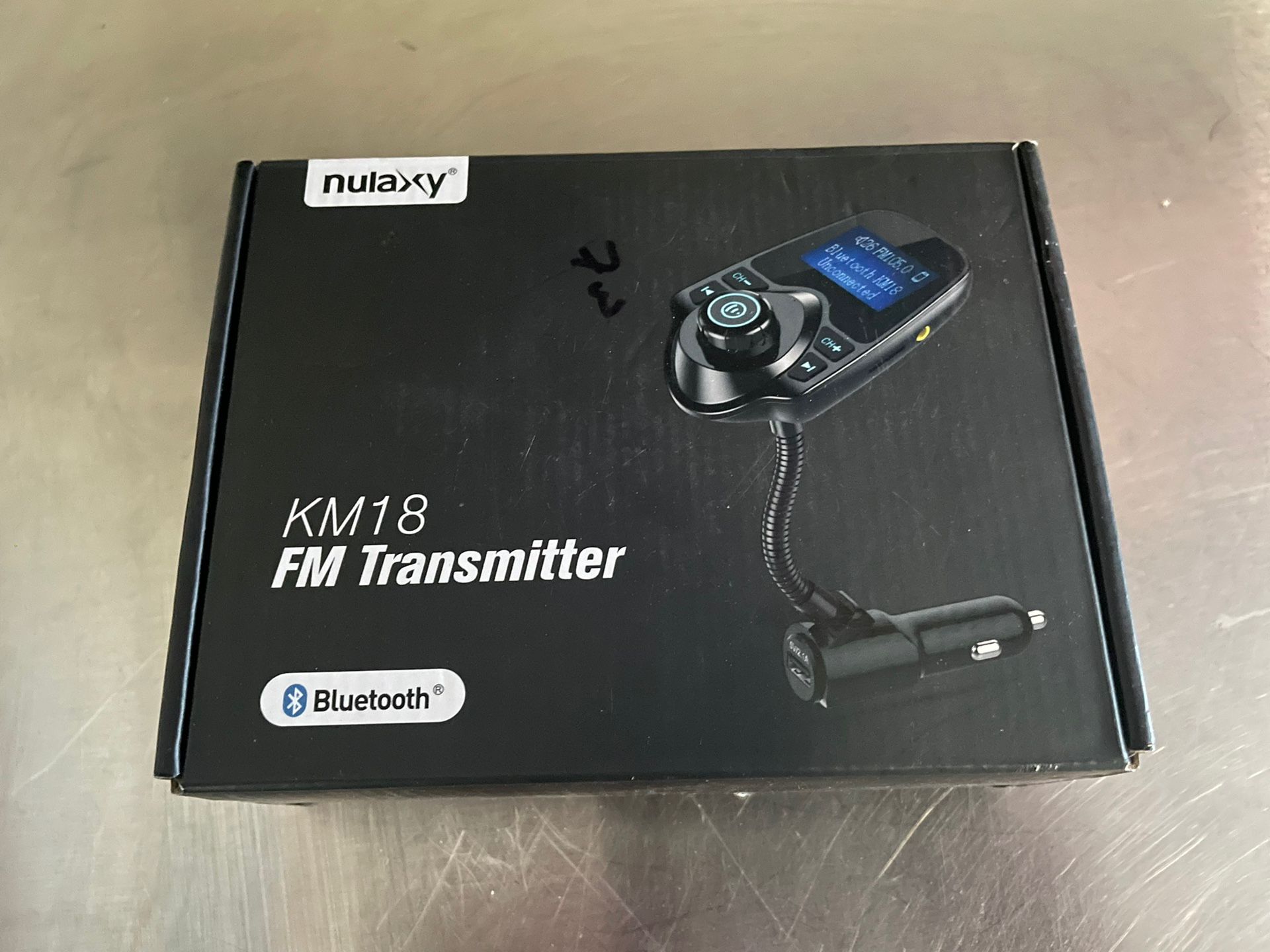 Nulaxy Wireless In-Car Bluetooth FM Transmitter Radio Adapter Car Kit W 1.44