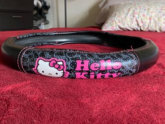 Hello kitty steering wheel cover
