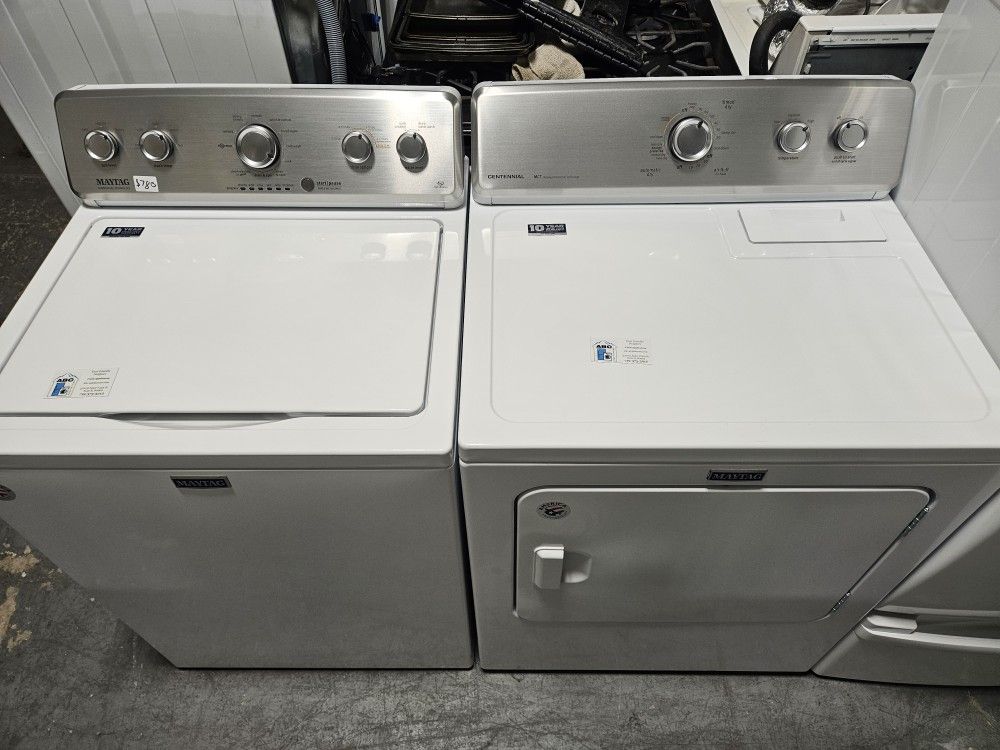 Maytag Commercial Tech. Large Capacity Washer And Electric Dryer 