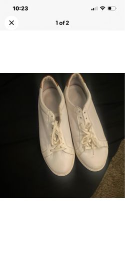 Allen Edmond White Low-Top Leather Sneakers size 12