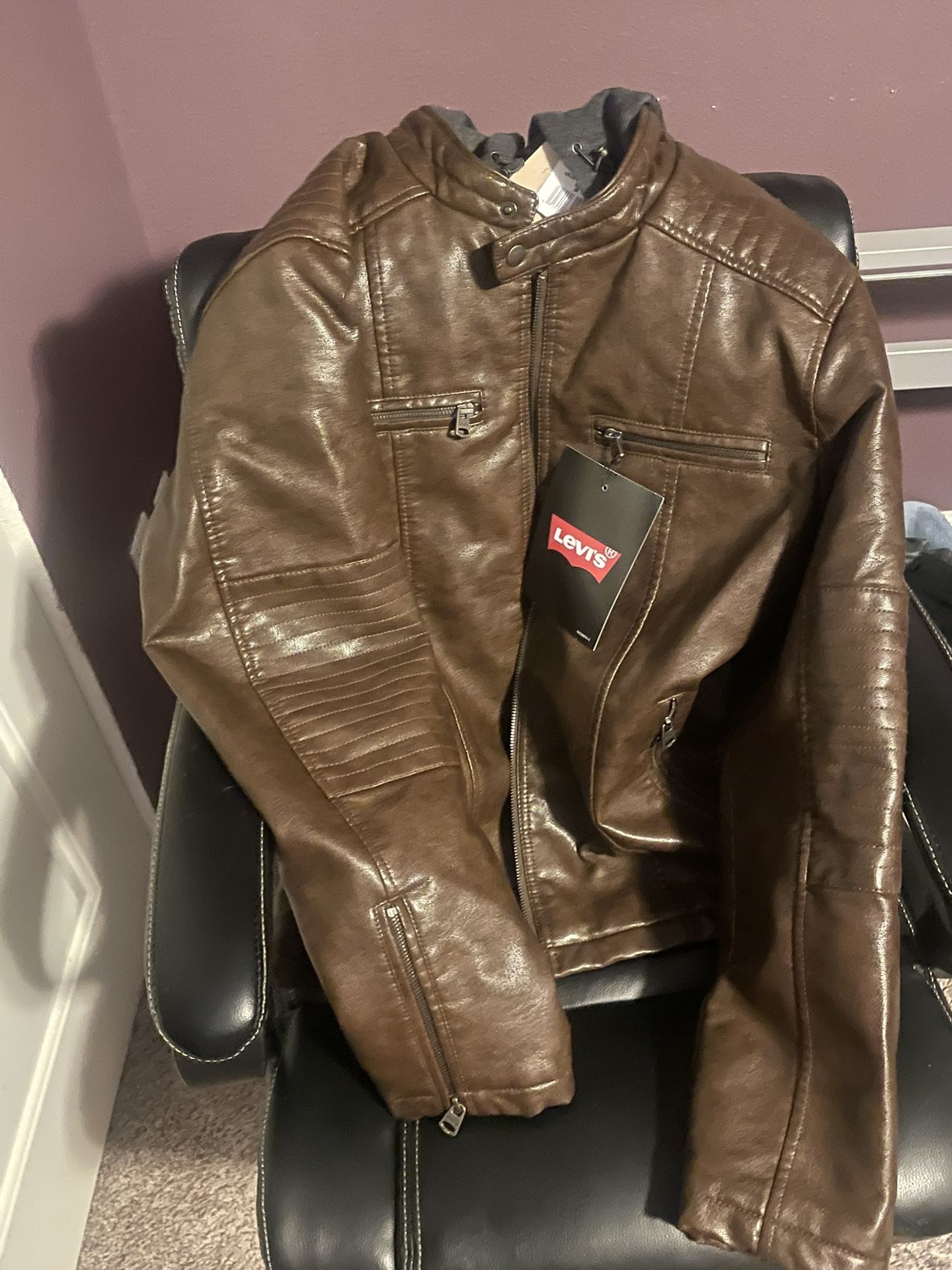 Levi Faux Leather Jacket