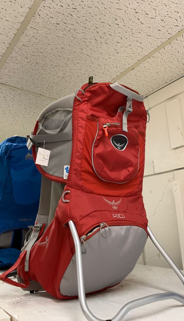 Red Osprey Poco Hiking Backpack Baby Carrier for Sale in Seattle, WA