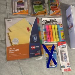 School supplies