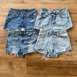Bundle of women’s denim shorts
